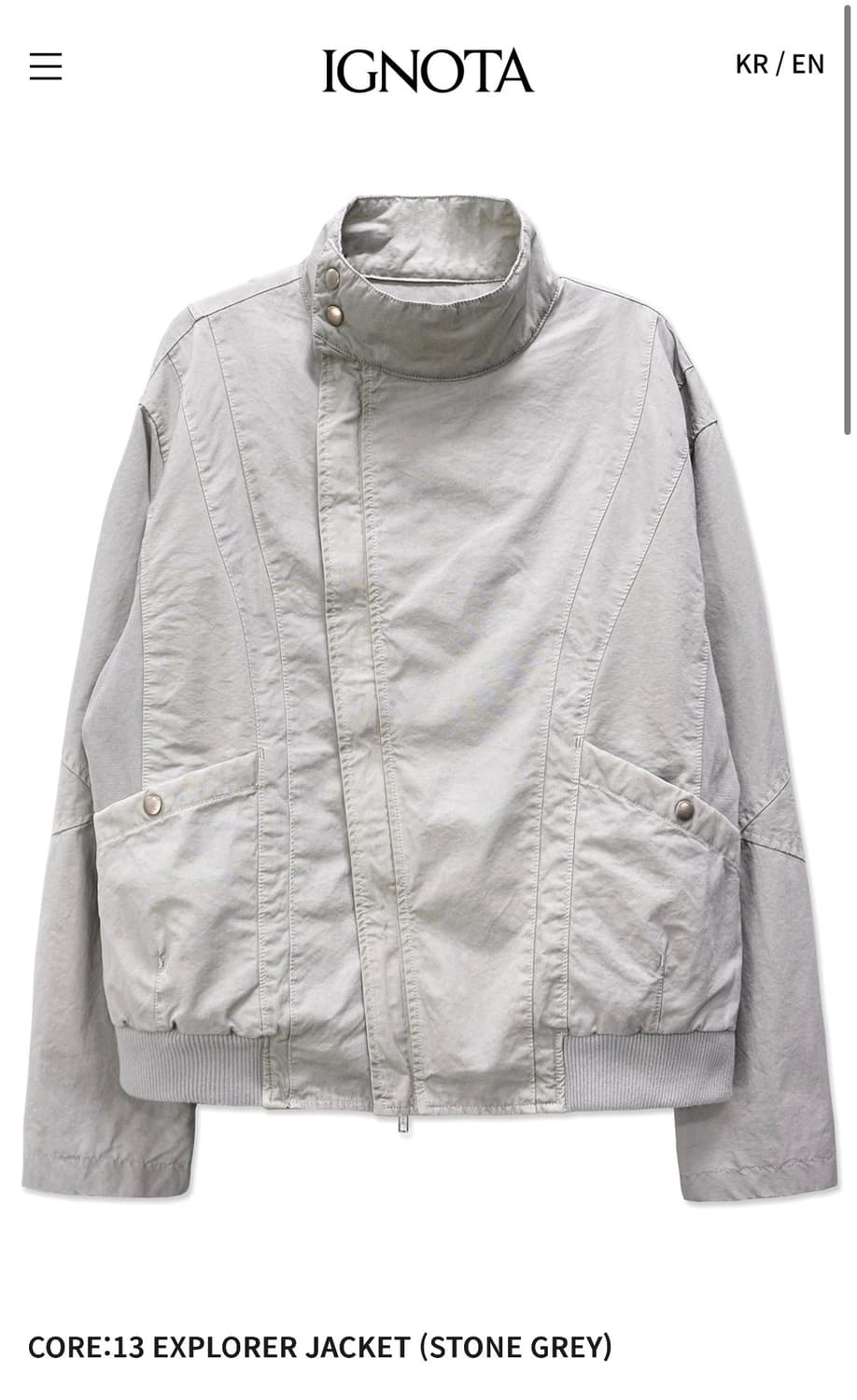 ignota EXPLORER JACKET  s  판매 상품이미지1