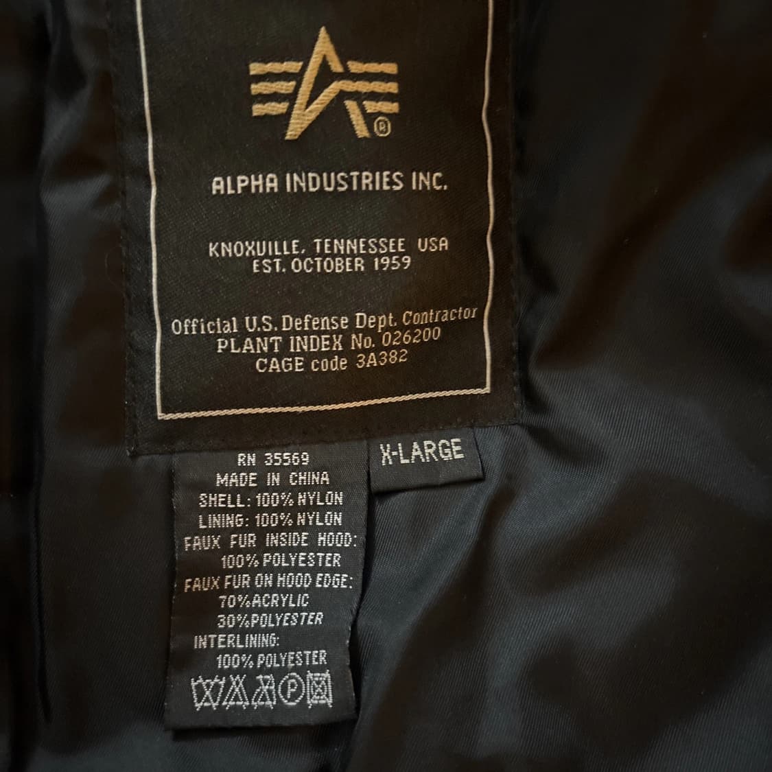 00s 알파 인더스트리 N-3B 파카 블랙 상품이미지4