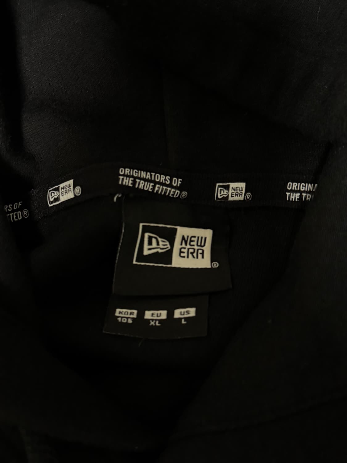 [XL] 디스이즈네버댓 뉴에라 콜라보 후드 블랙 상품이미지3