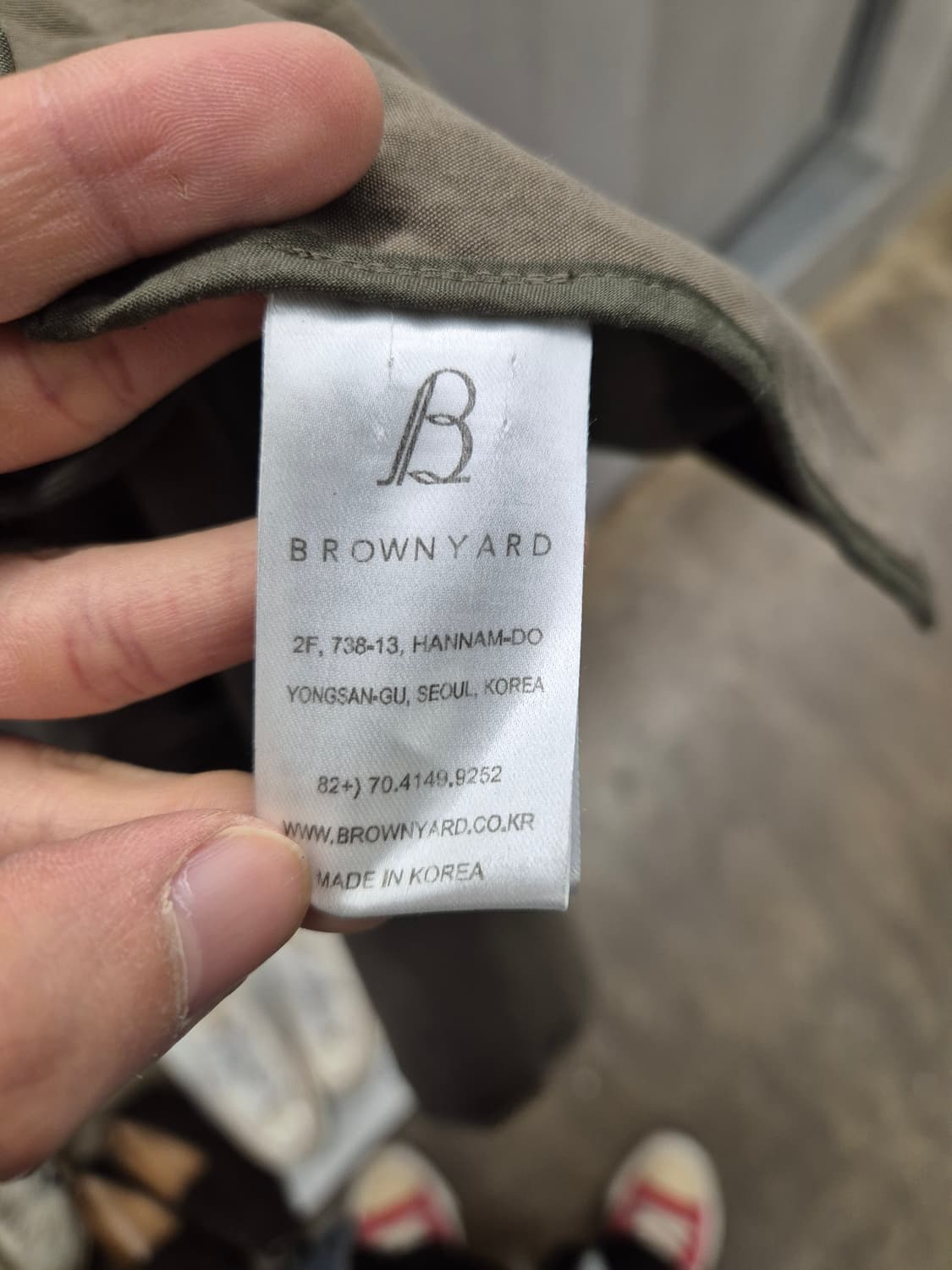 브라운야드 에센셜 파카 올리브색 1 상품이미지6