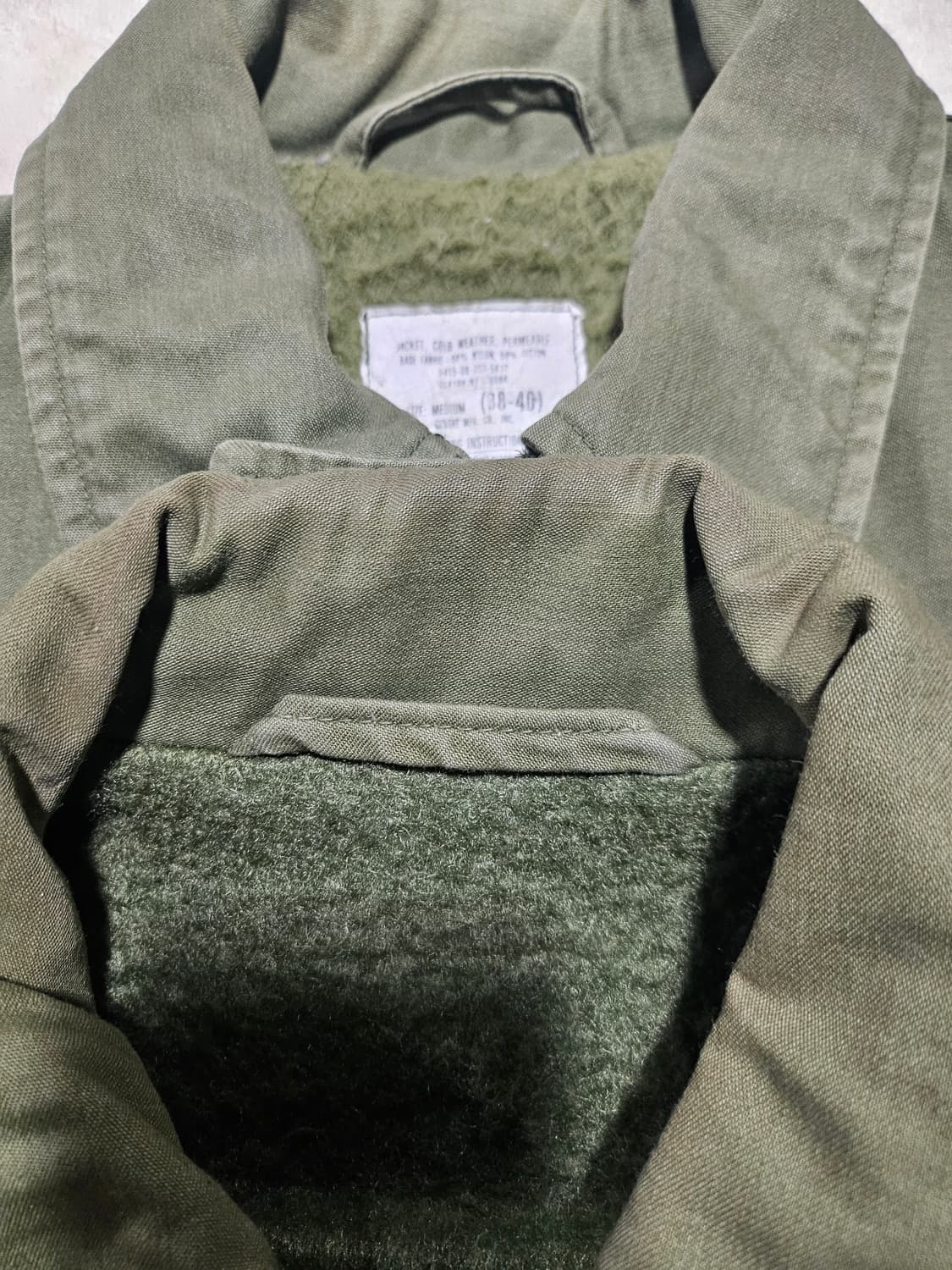 미군오리지날 A2 덱자켓 M 상품이미지9