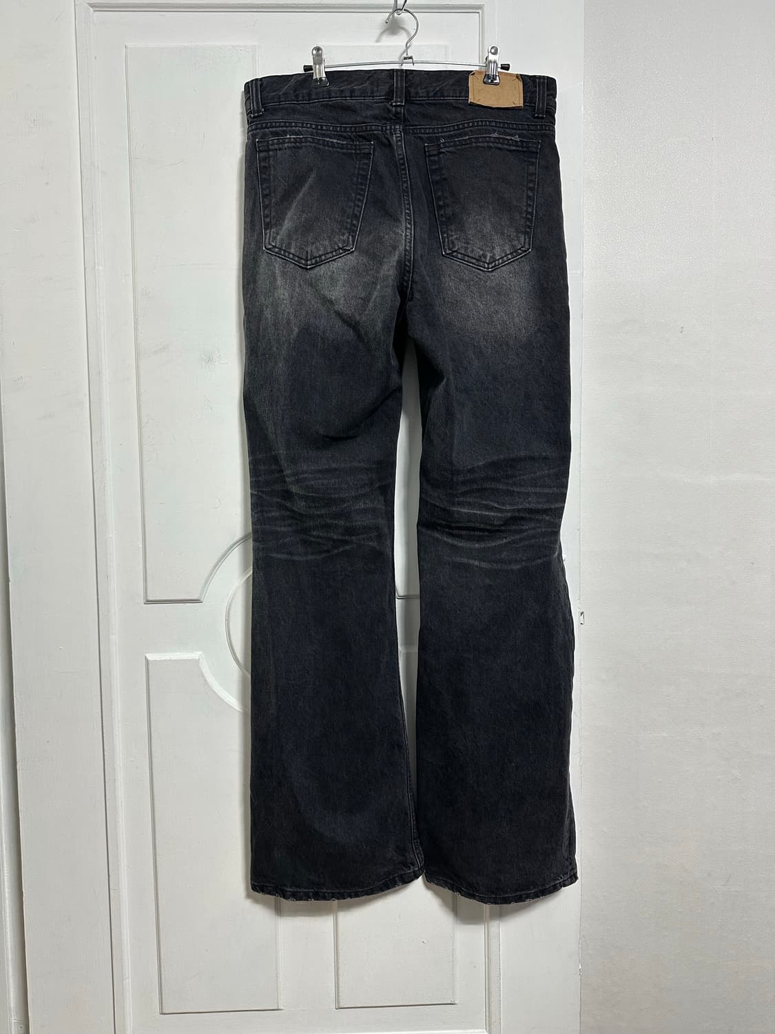 엘무드 슬래시 플레어 데님 팬츠 상품이미지2