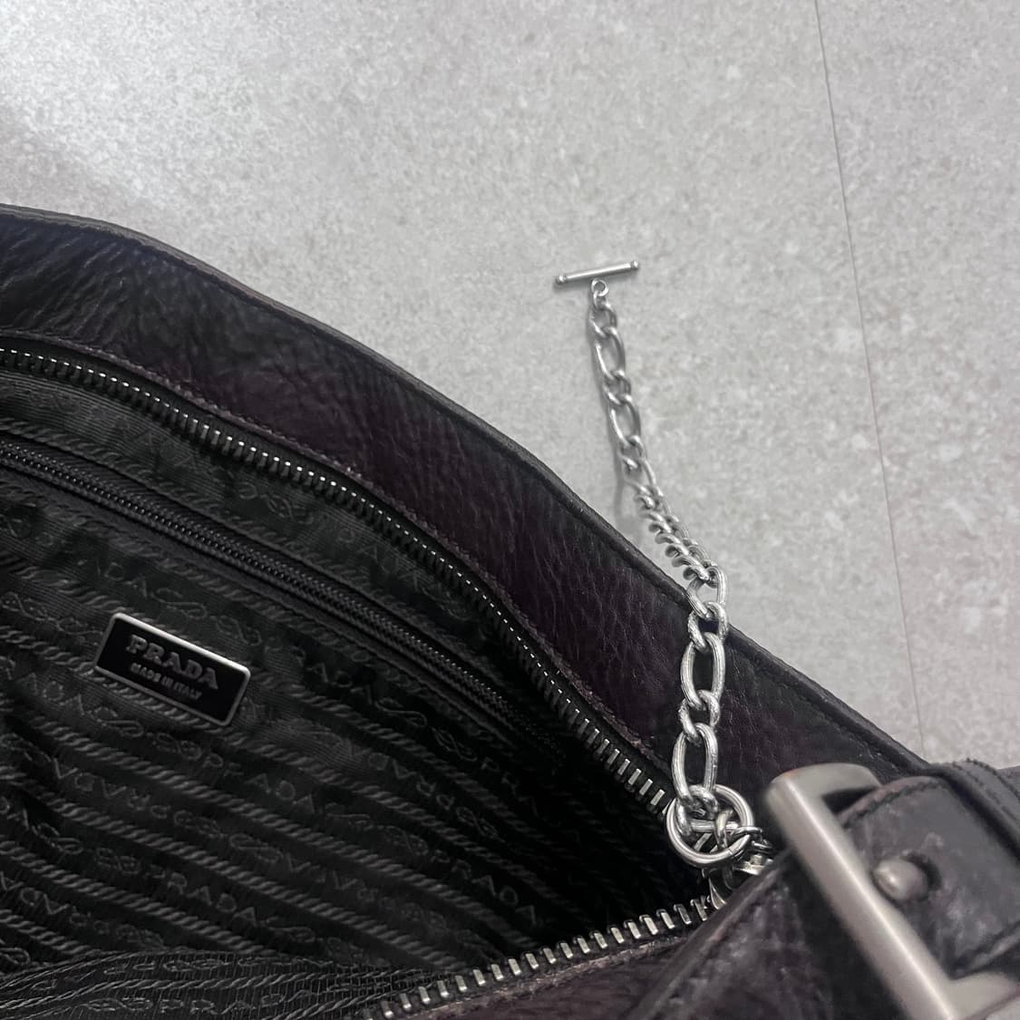 프라다 나일론/가죽 백 상품이미지6