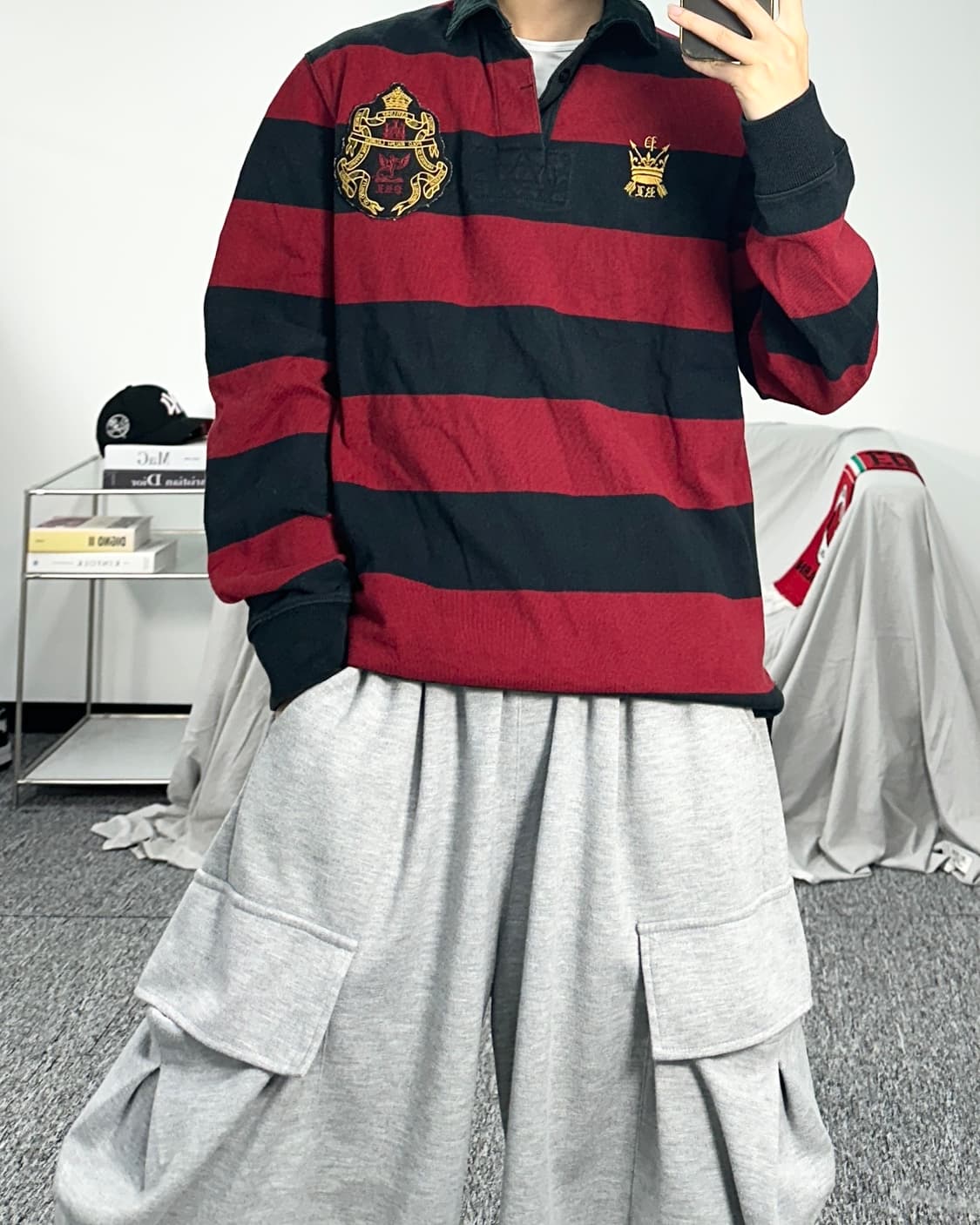 폴로 랄프로렌 엠브로이드 자수 럭비 pk M 상품이미지3