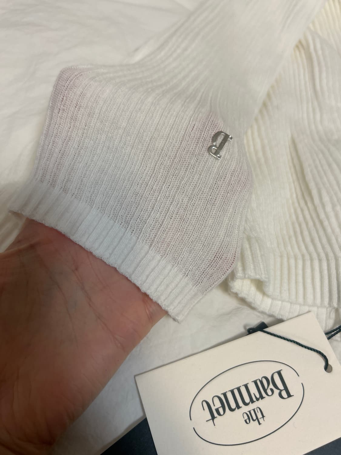 더바넷 레그워머 아이보리 상품이미지2