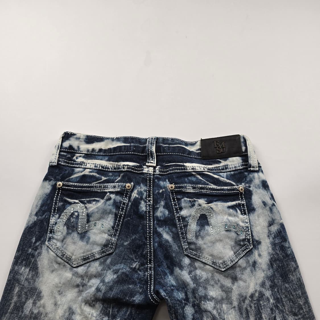 에비수 EVISU 돌청워싱 스판 슬림 사이즈26 R6484 상품이미지4