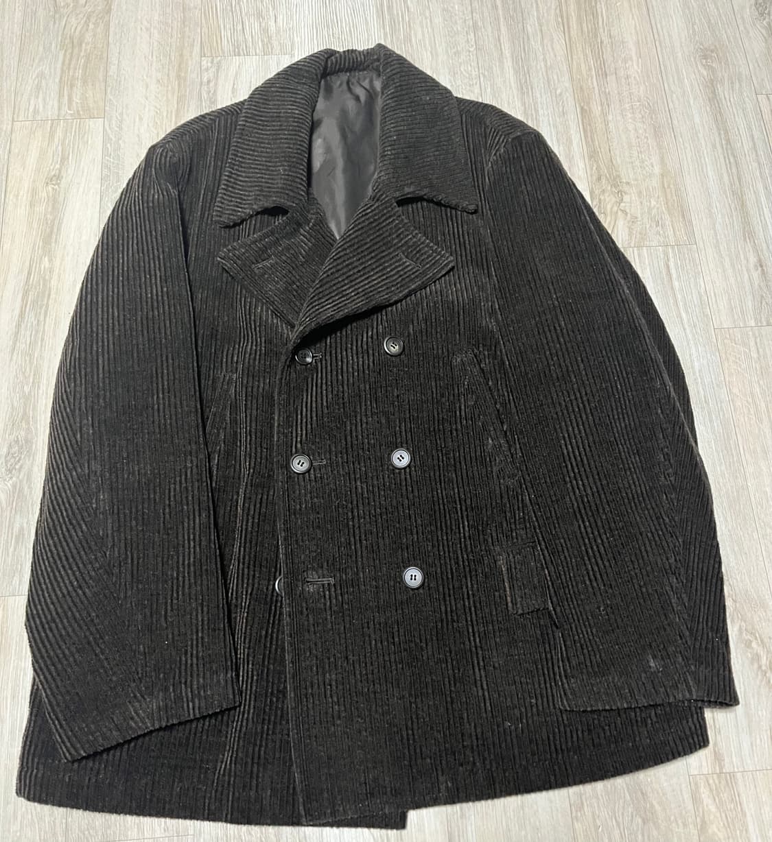 빈티지 코듀로이 더블코트 자켓 100 상품이미지1