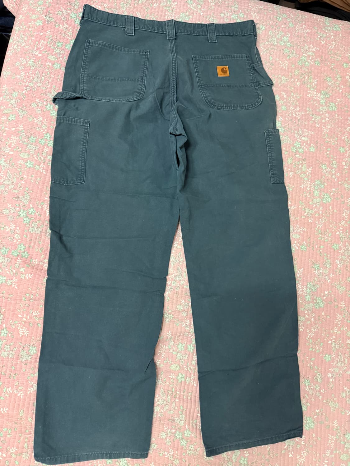 38)칼하트 싱글니 카펜터 B151 NVY 네이비 더블니 상품이미지2