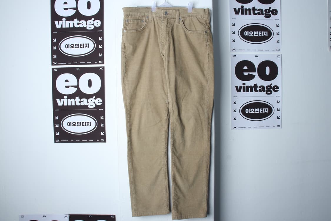 (L-XL) 리바이스 면바지 팬츠 511 코듀로이 베이지-P10189 상품이미지2