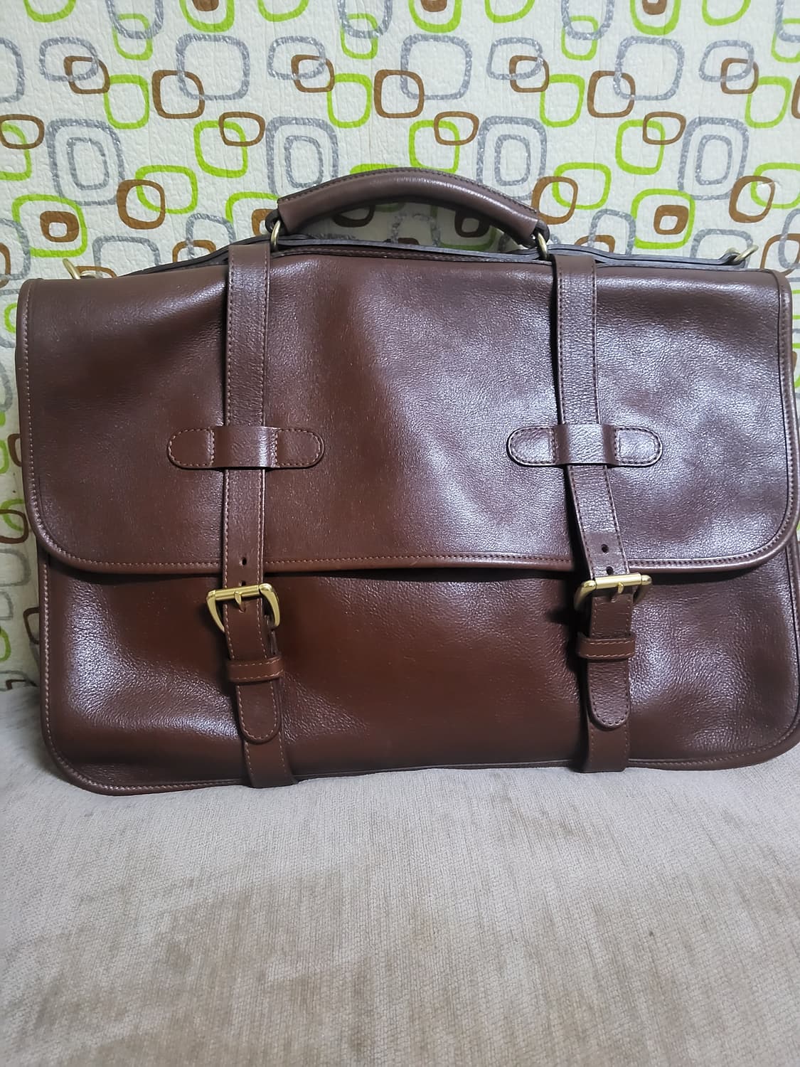 미국 Lotuff Leather 수제 사첼백 서류가방 노트북 상품이미지1