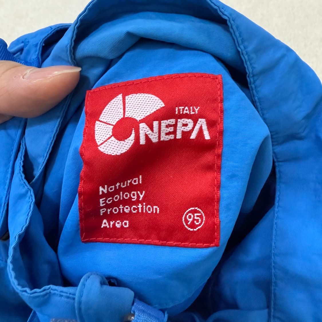 [95] 네파 등산 바람막이 블루  1229T2 상품이미지3