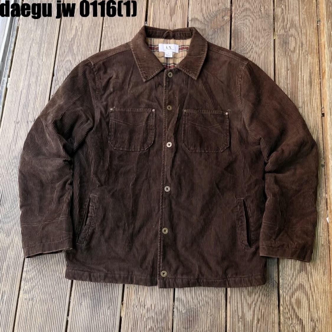 아르마니 익스체인지 코듀로이 자켓 상품이미지1