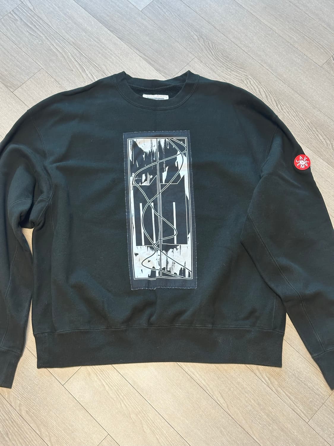 (L) 카브엠트 2023 스웻셔츠 맨투맨 블랙 상품이미지1