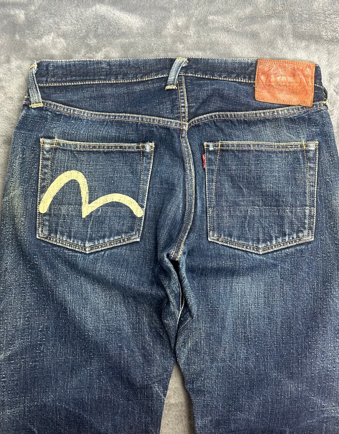 00s Evisu No.1 Lot 2000 셀비지 데님 팬츠 38x32 상품이미지3