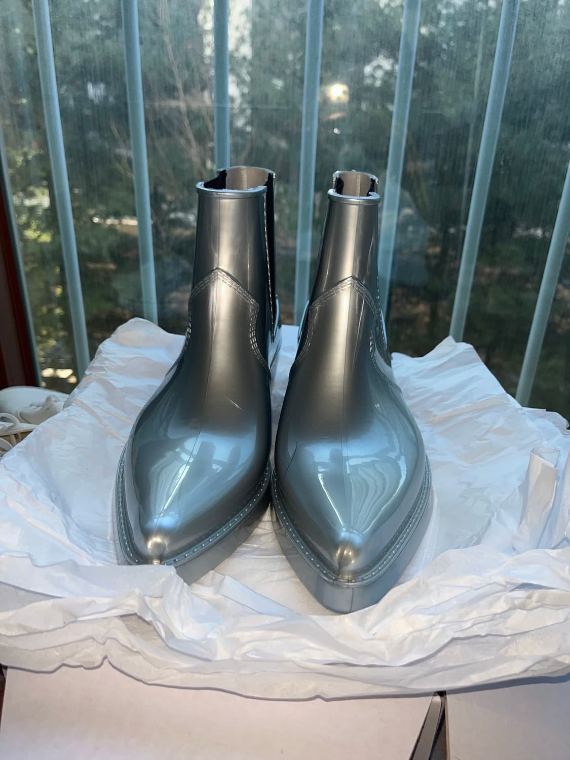 캘빈클라인 라프시몬스 부츠 실버 42 상품이미지1