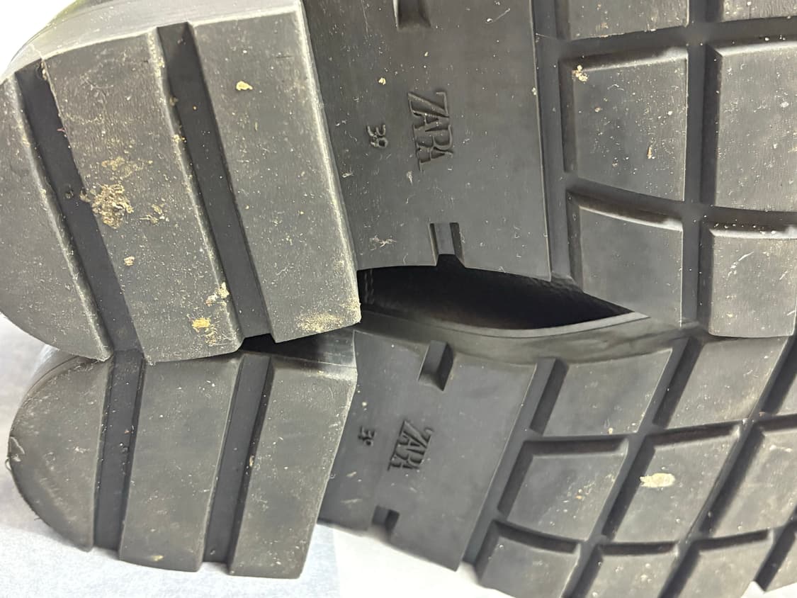 자라 바이커 부츠 블랙 39 245 250 상품이미지4