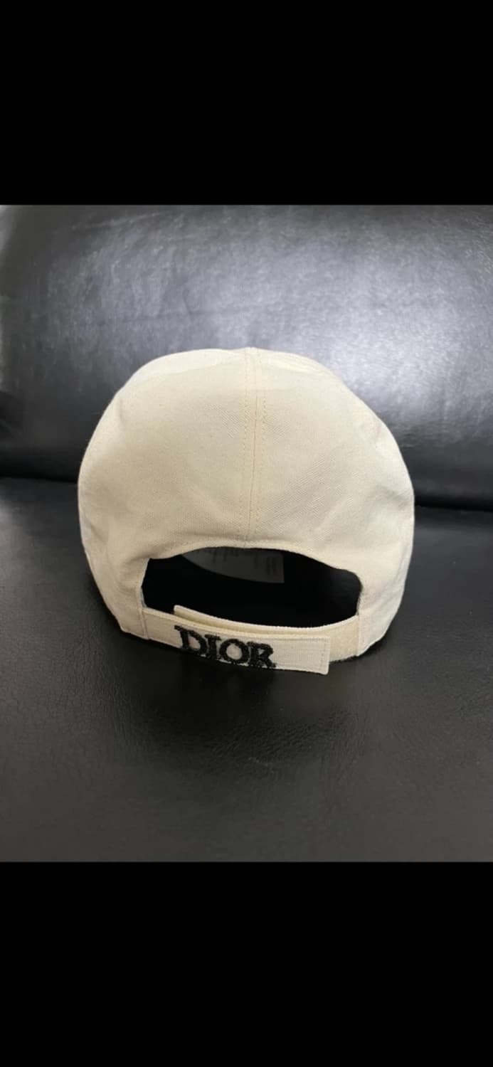 디올 데님 티어스 한정판 엠브로이더리 볼캡 상품이미지4
