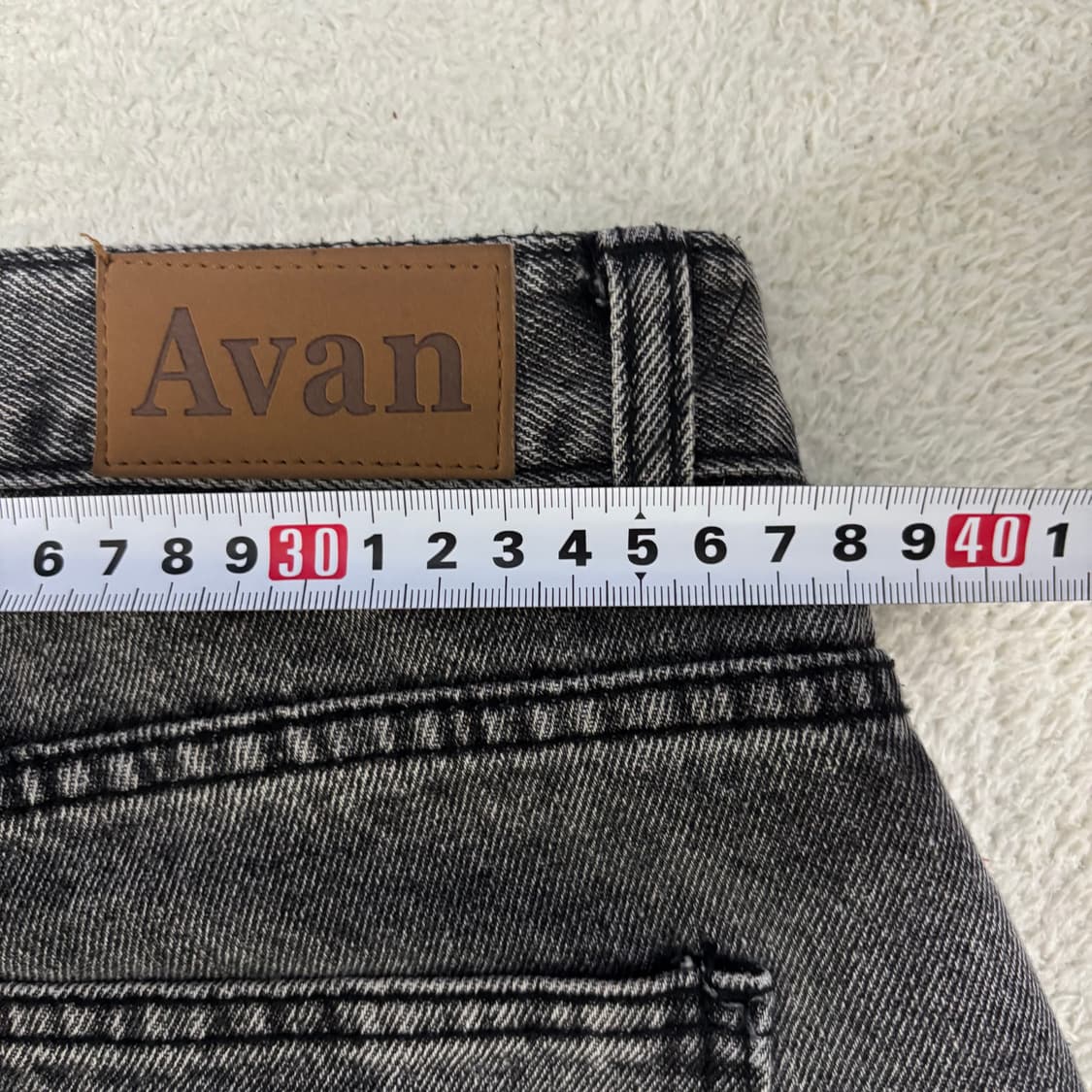 XS 어반드레스 흑청 카고 데님 팬츠 1210-2 상품이미지5