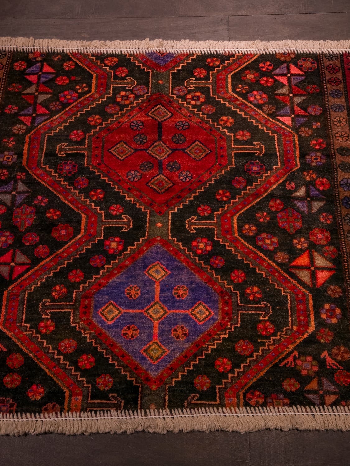 Vintage Qashqai Tribal Rug 7215 상품이미지7