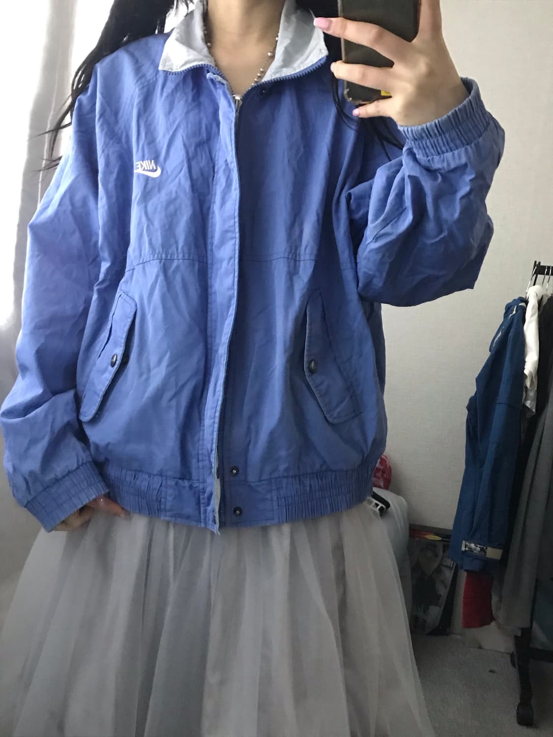 나이키 연하늘 바람막이 상품이미지2