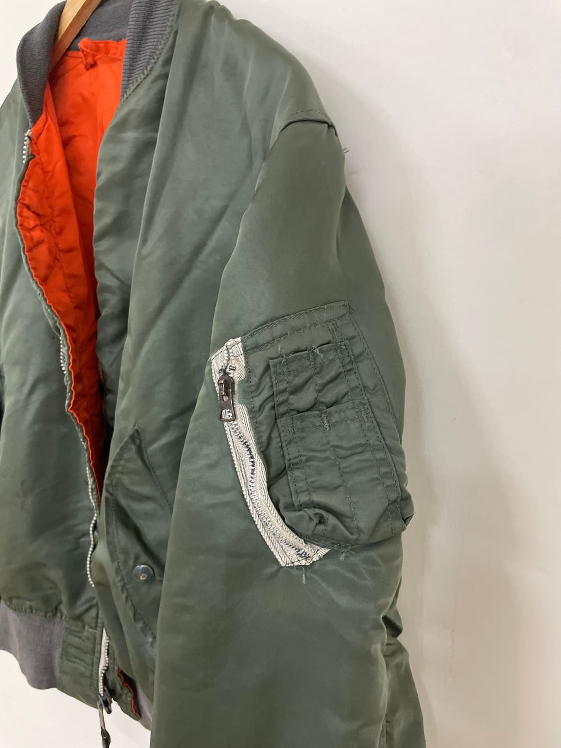 [L] 70s 알파인더스트리 오리지널 ma-1 E타입 상품이미지7