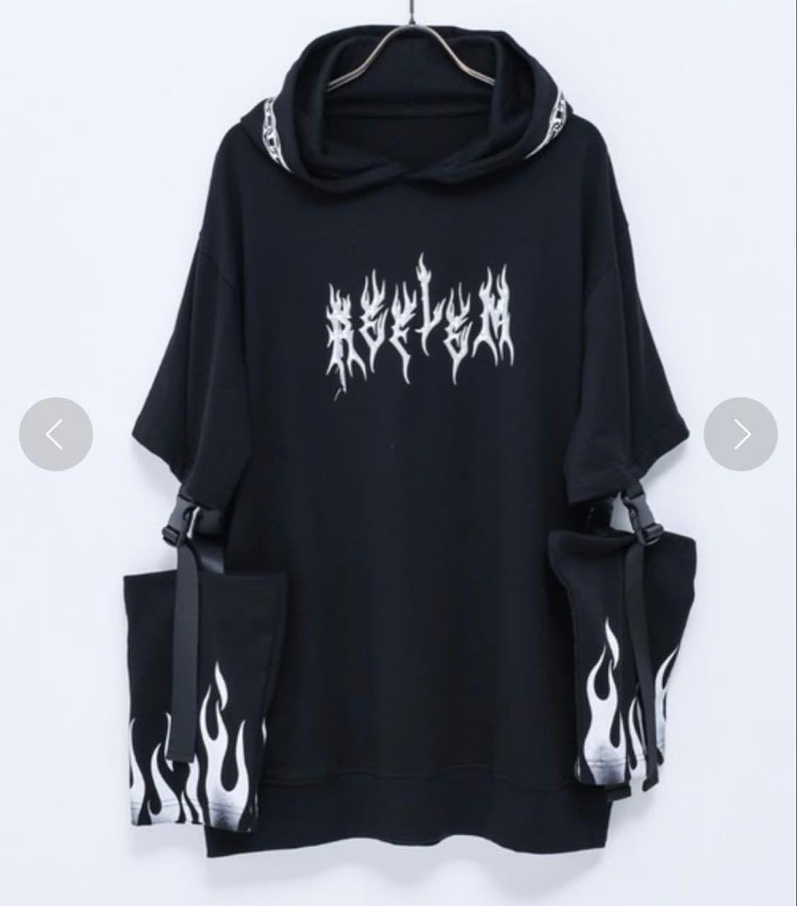 레플렘 후드 워머 반팔티 reflem 상품이미지2