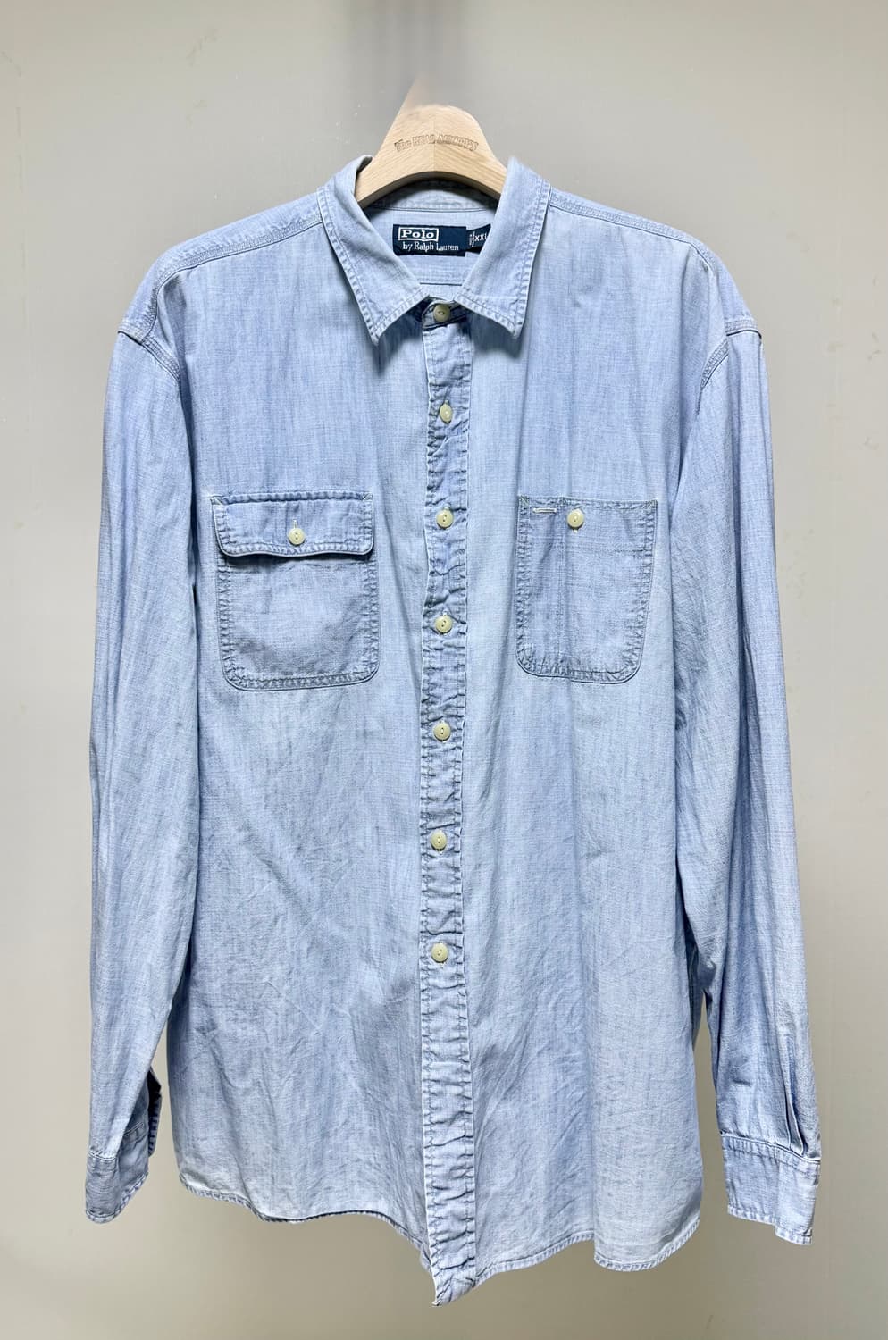 폴로 랄프로렌 샴브레이 셔츠 XXL  상품이미지1