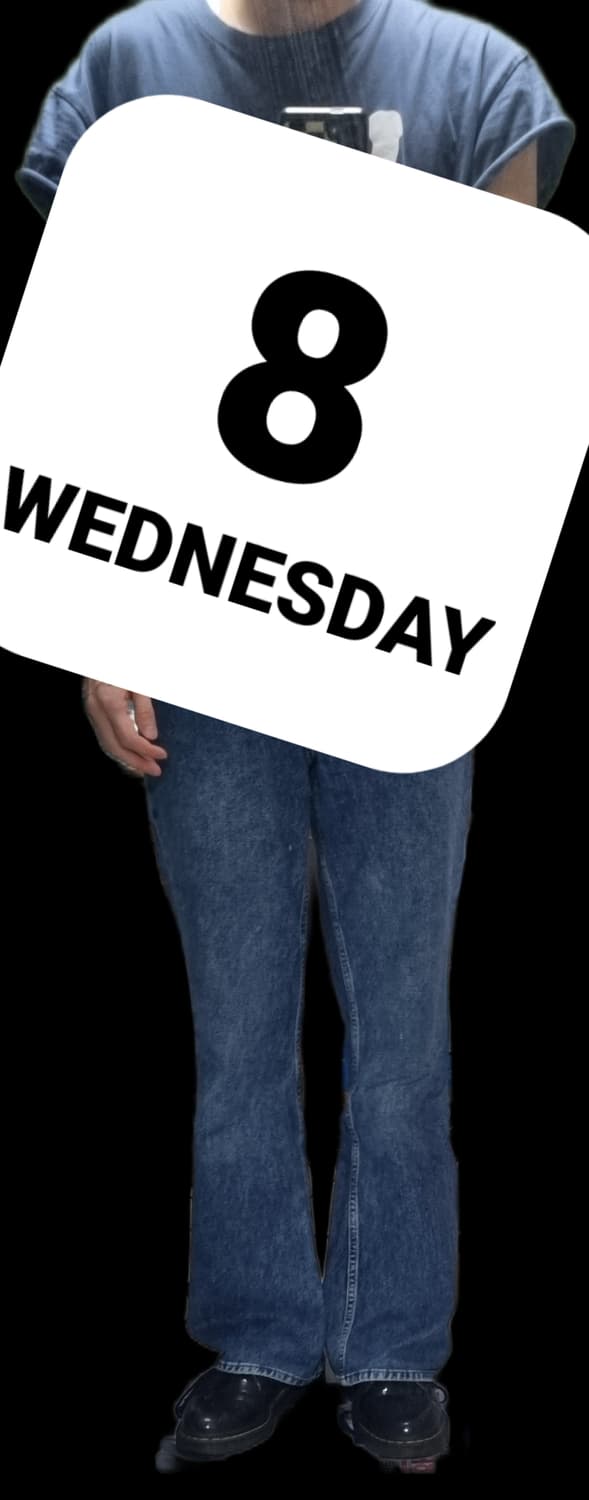 COS 코스 중청 부츠컷 데님 플레어진 48(32인치) 상품이미지6