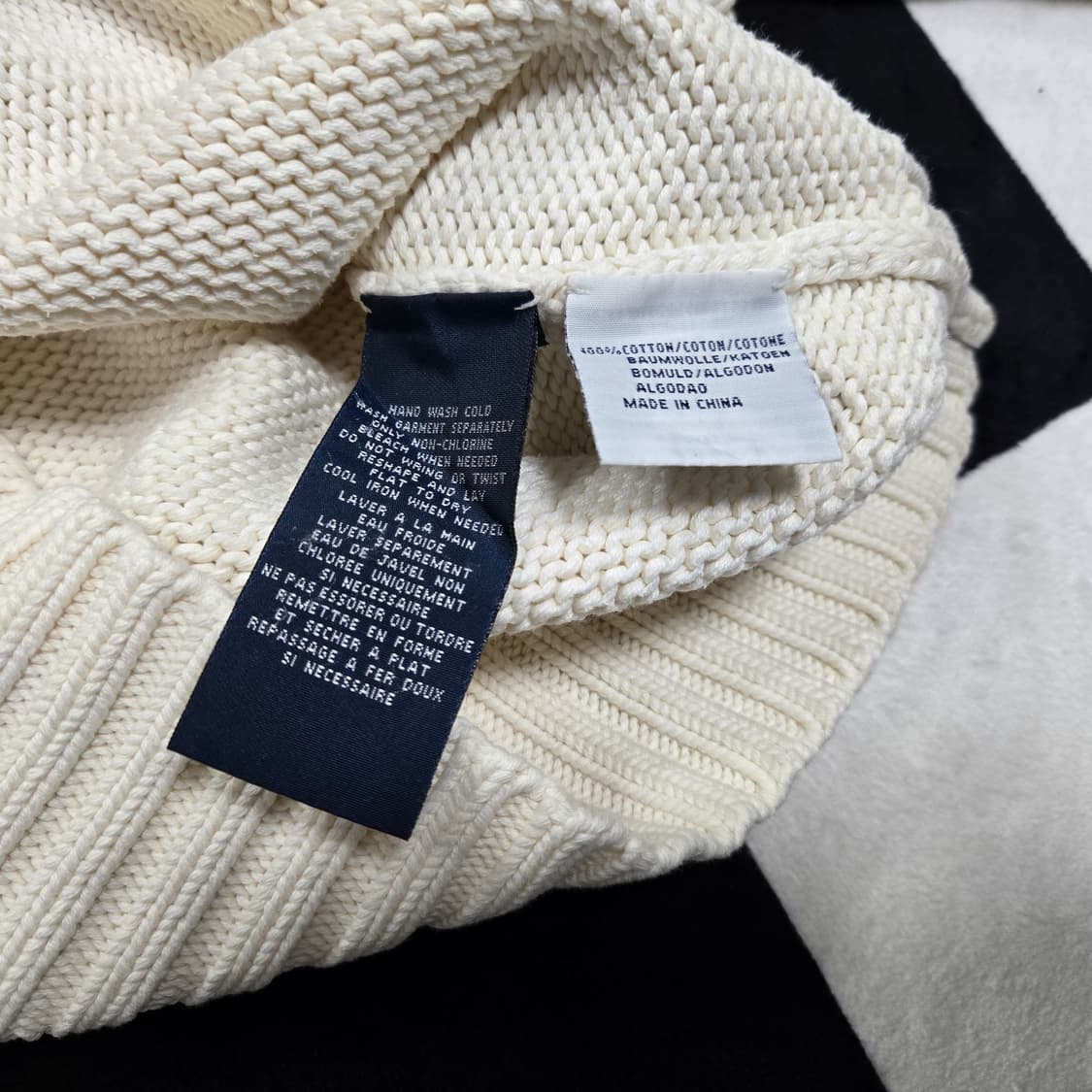 M 폴로랄프로렌 성조기니트 아이보리 상품이미지5