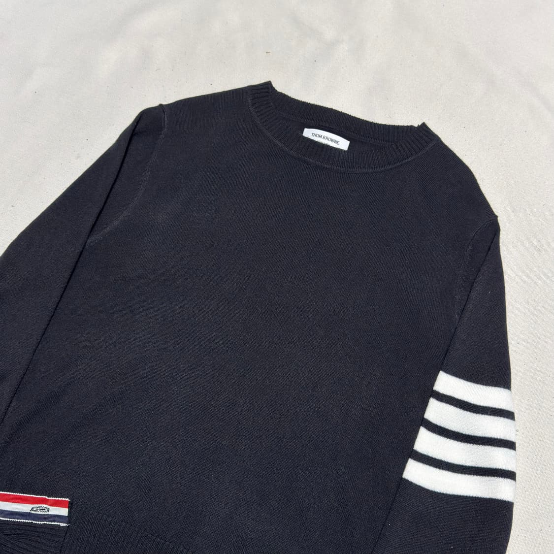 2 톰브라운 스코틀랜드 사선 완장 니트 상품이미지1