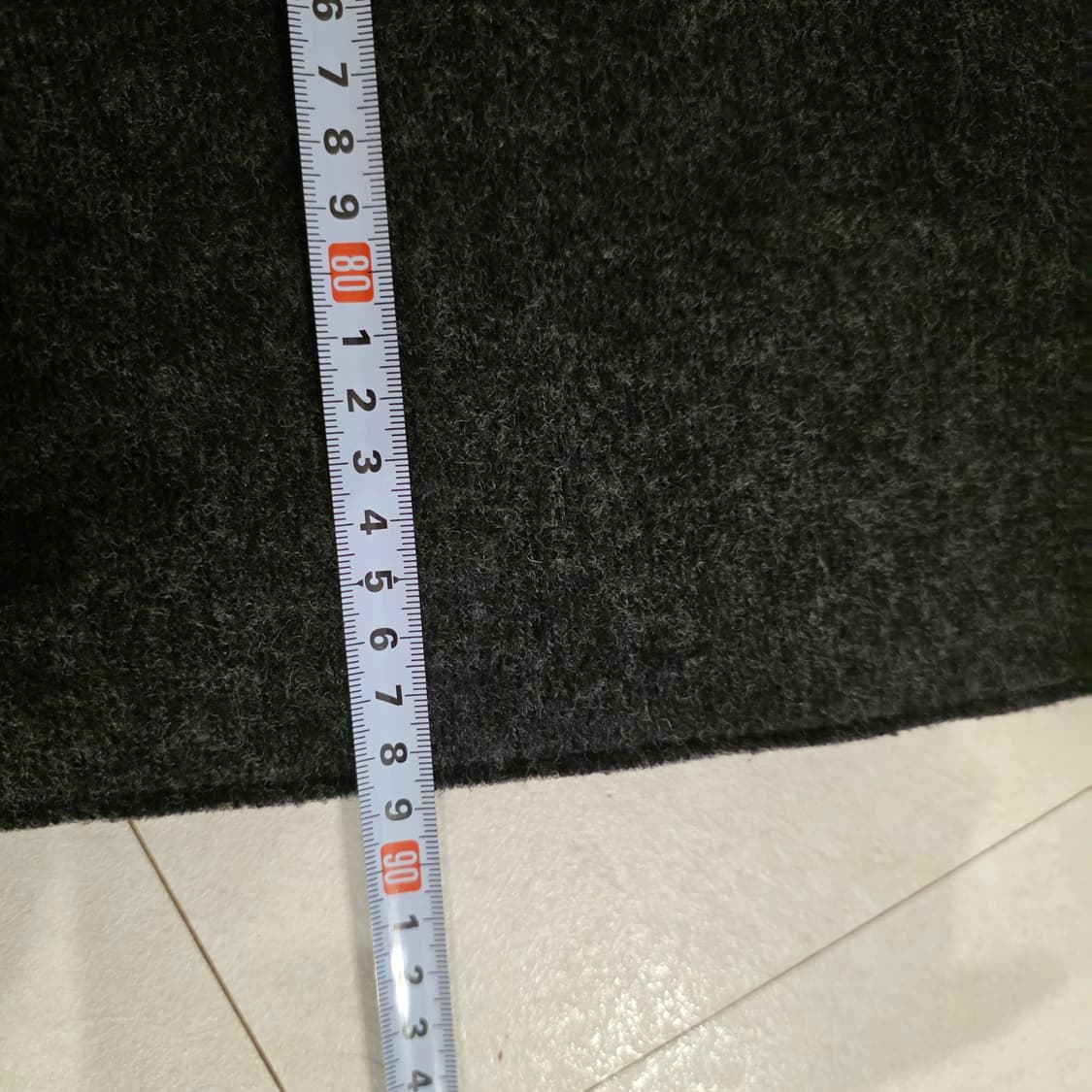 산드로 블랙 레더 소매 코트 36 상품이미지9