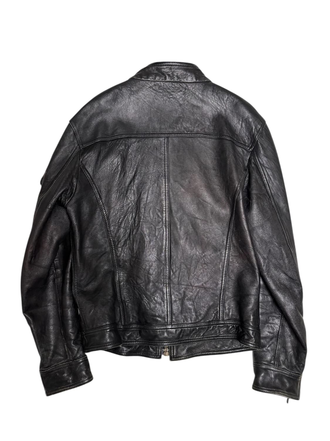 양가죽 리얼레더 포켓 블루종 가죽자켓 48사이즈 M 상품이미지2