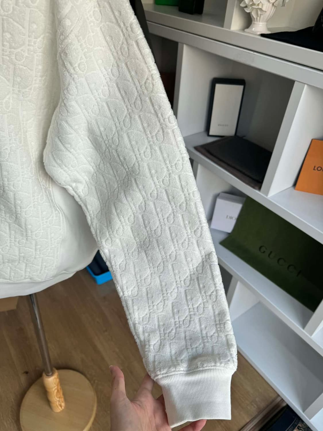 디올 오블리크 테리 후드티 상품이미지5