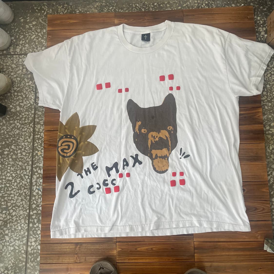 [2XL] 트래비스스캇 캑터스 잭 울프 티셔츠 상품이미지1