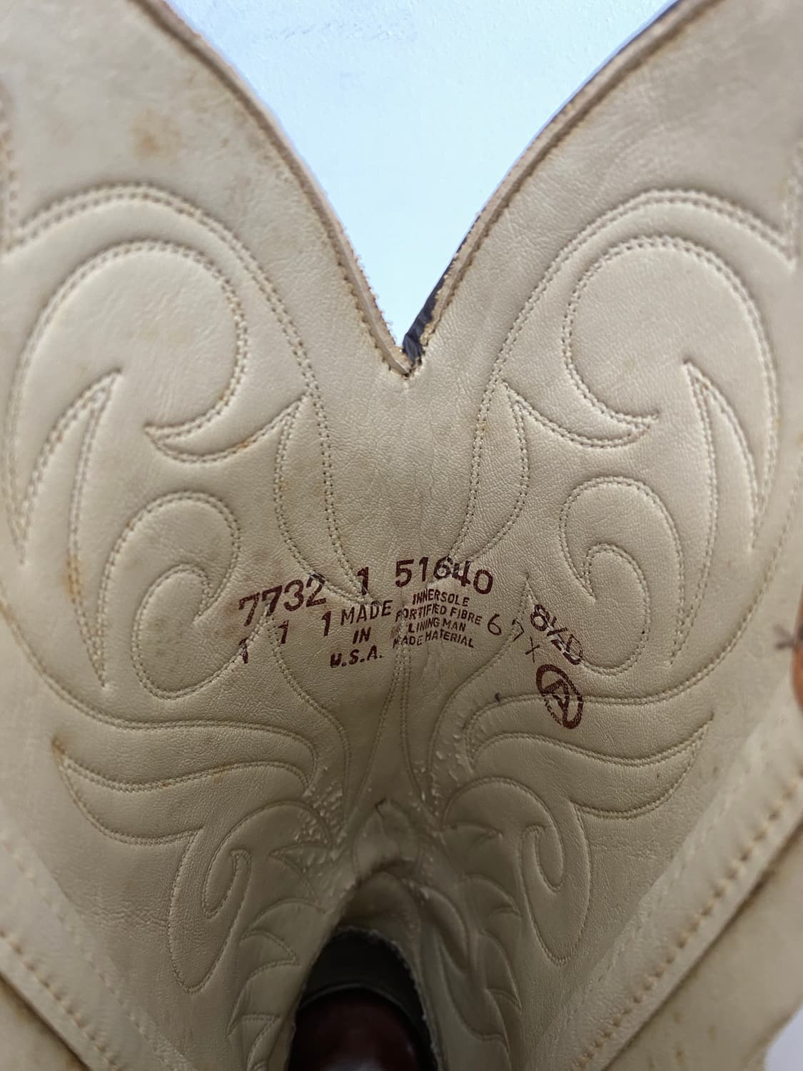 7-80's ACME 딩고 웨스턴 부츠 상품이미지8