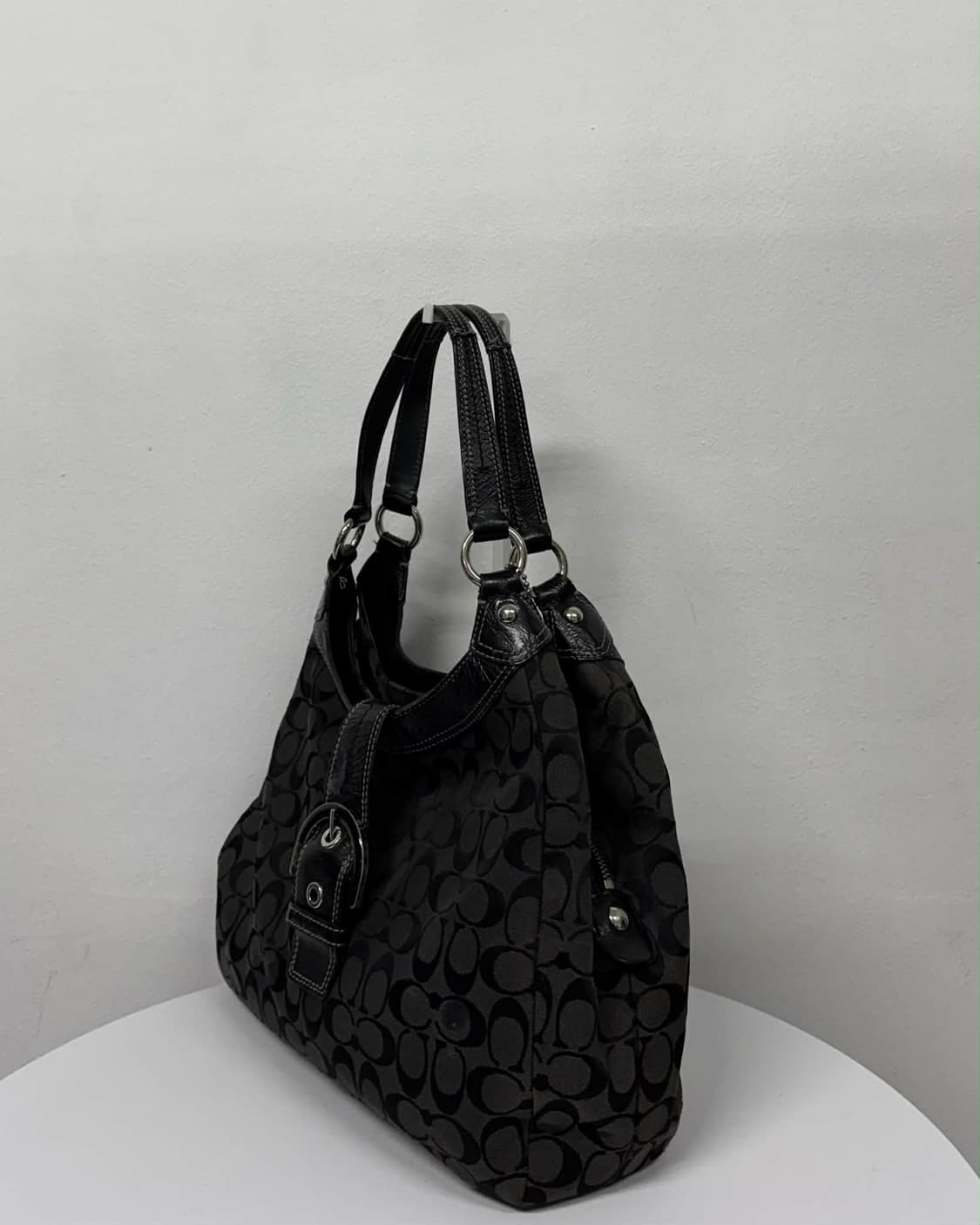 코치 시그니처 빅버클 자카드 숄더 토트백 상품이미지3