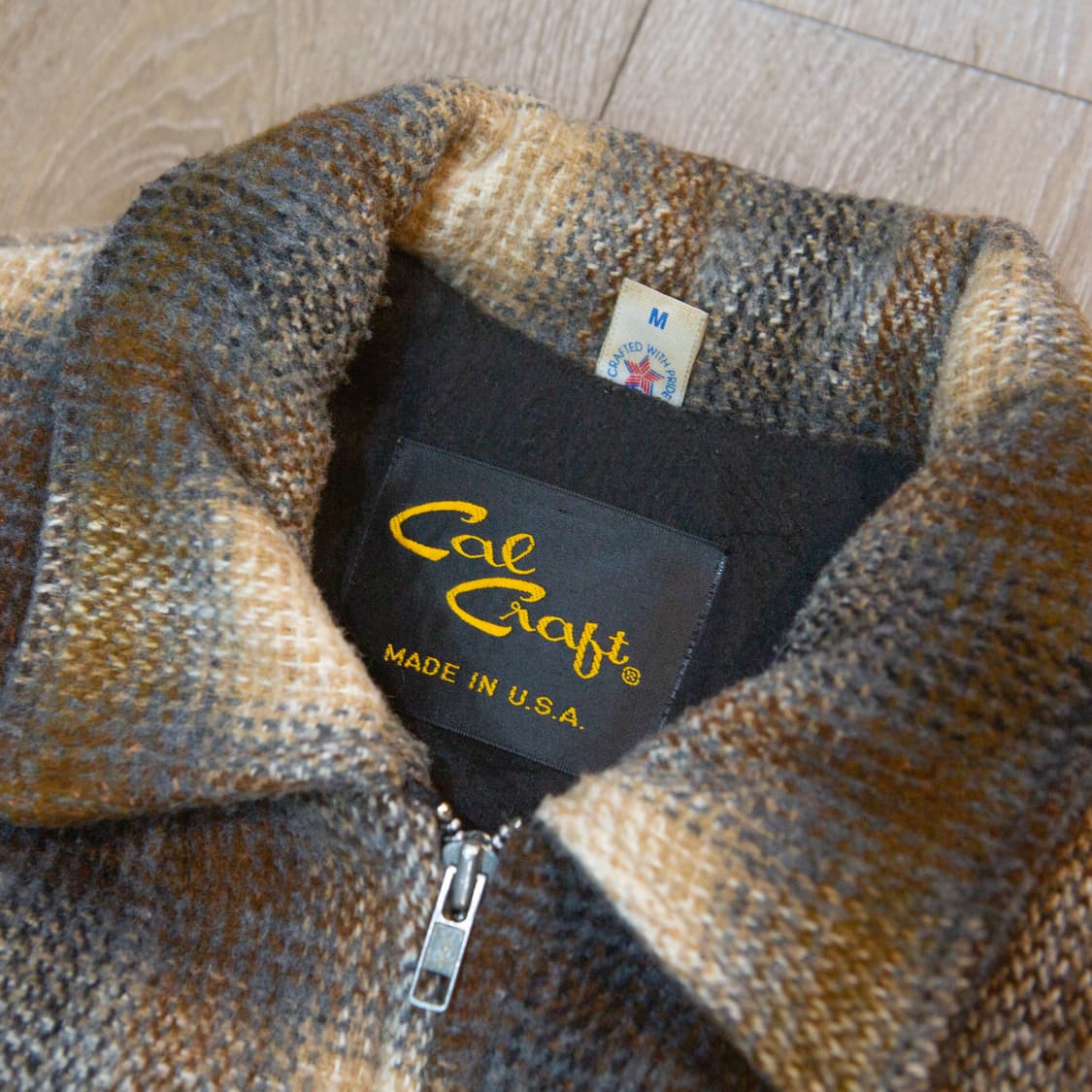 90s 칼크래프트 플란넬 울 쉐르파 자켓 [Made in USA] 상품이미지3