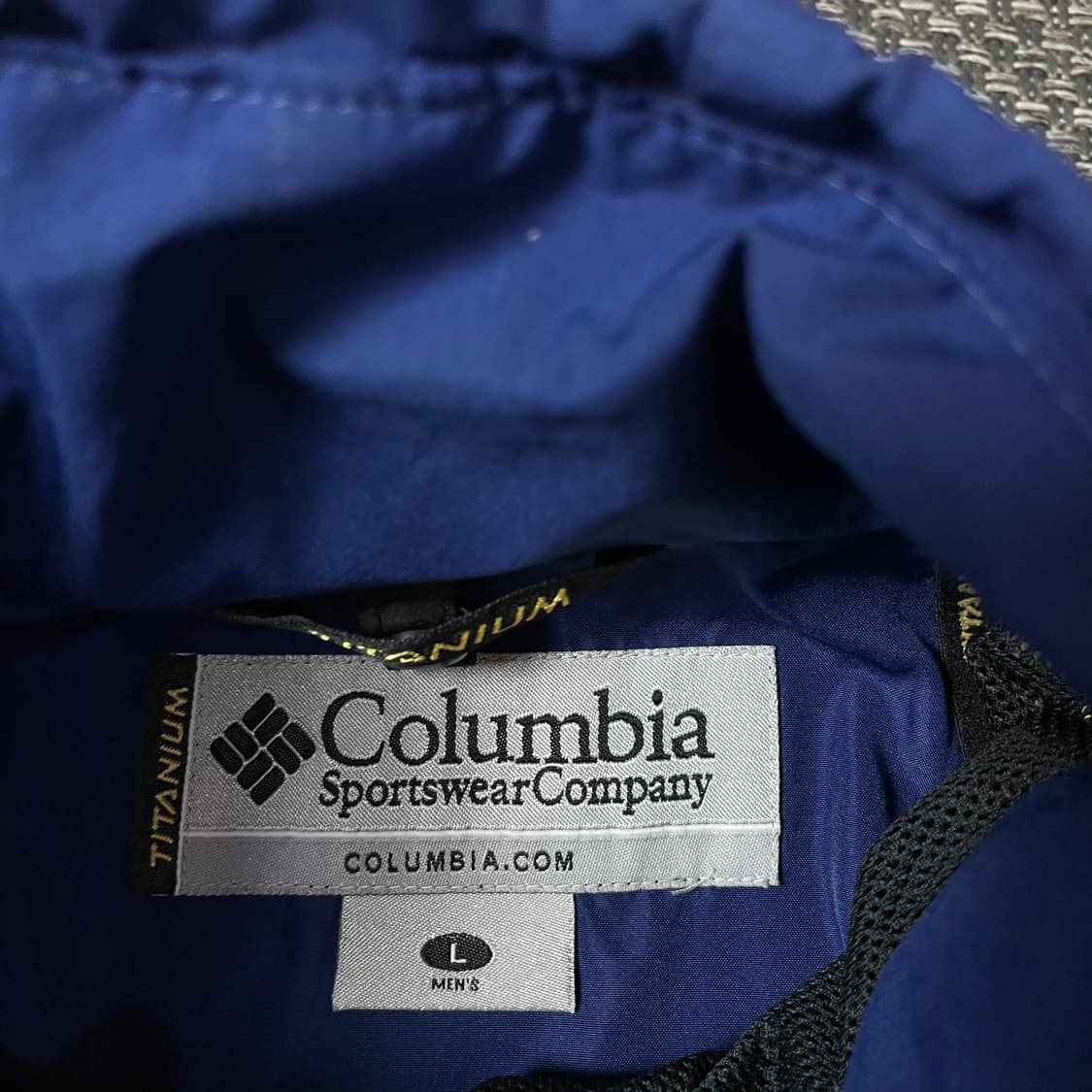 컬럼비아 블루 바람막이 L 상품이미지4