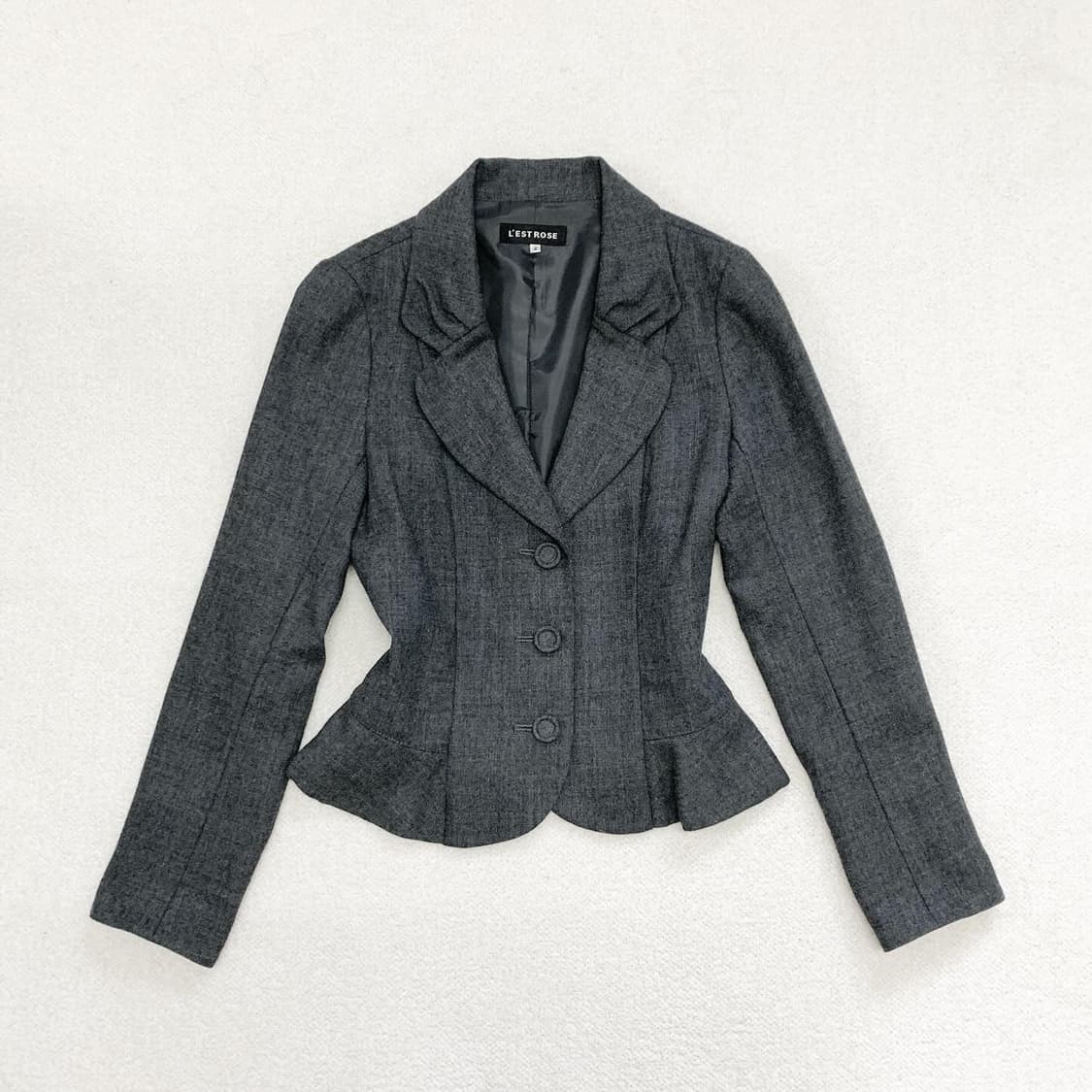 L'est rose 레스트로즈 챠콜 러블리자켓 상품이미지1