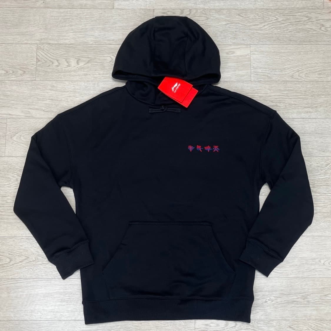 [LI-NING] 리닝 스포츠 후드티 블랙 (S) 상품이미지2