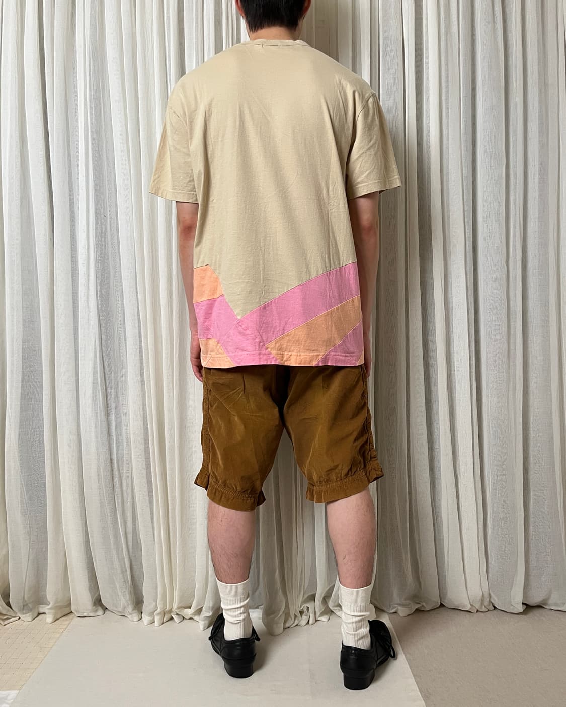 꼼데가르송 옴므플러스 컬러블럭 티셔츠 comme des garcons 상품이미지8