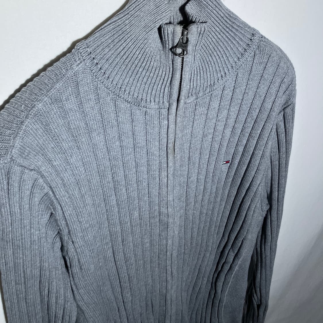 M)타미힐피거 데님 니트집업 상품이미지2