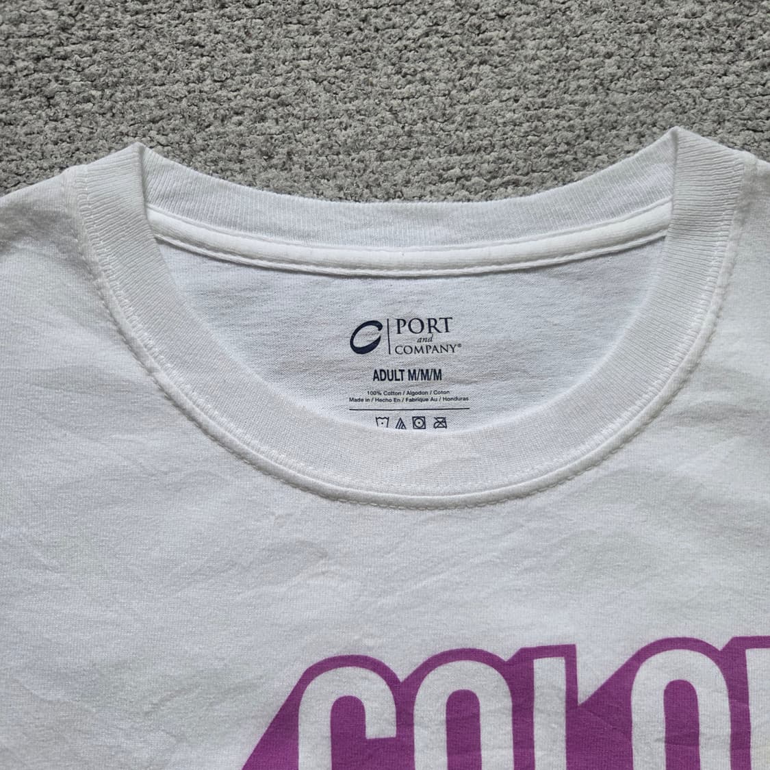 Port&Company 빈티지 반팔 티셔츠 M-L(95-100) 상품이미지3