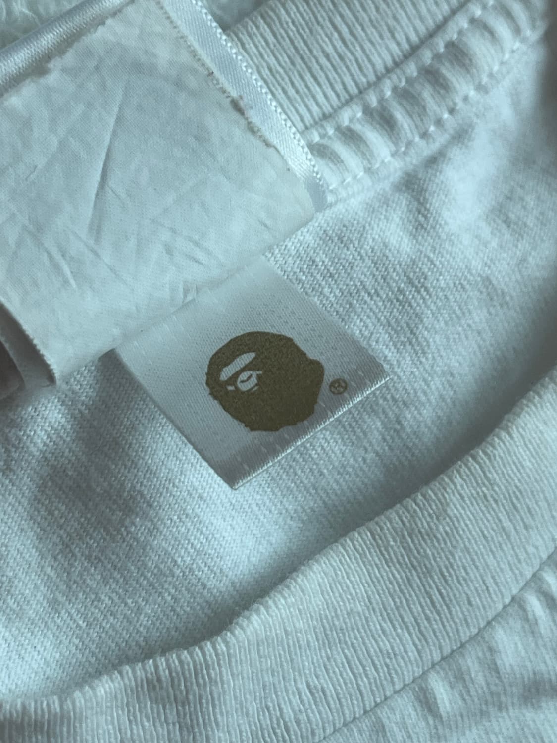 베이프 블루 카모 반팔 티셔츠 화이트 abc 상품이미지4