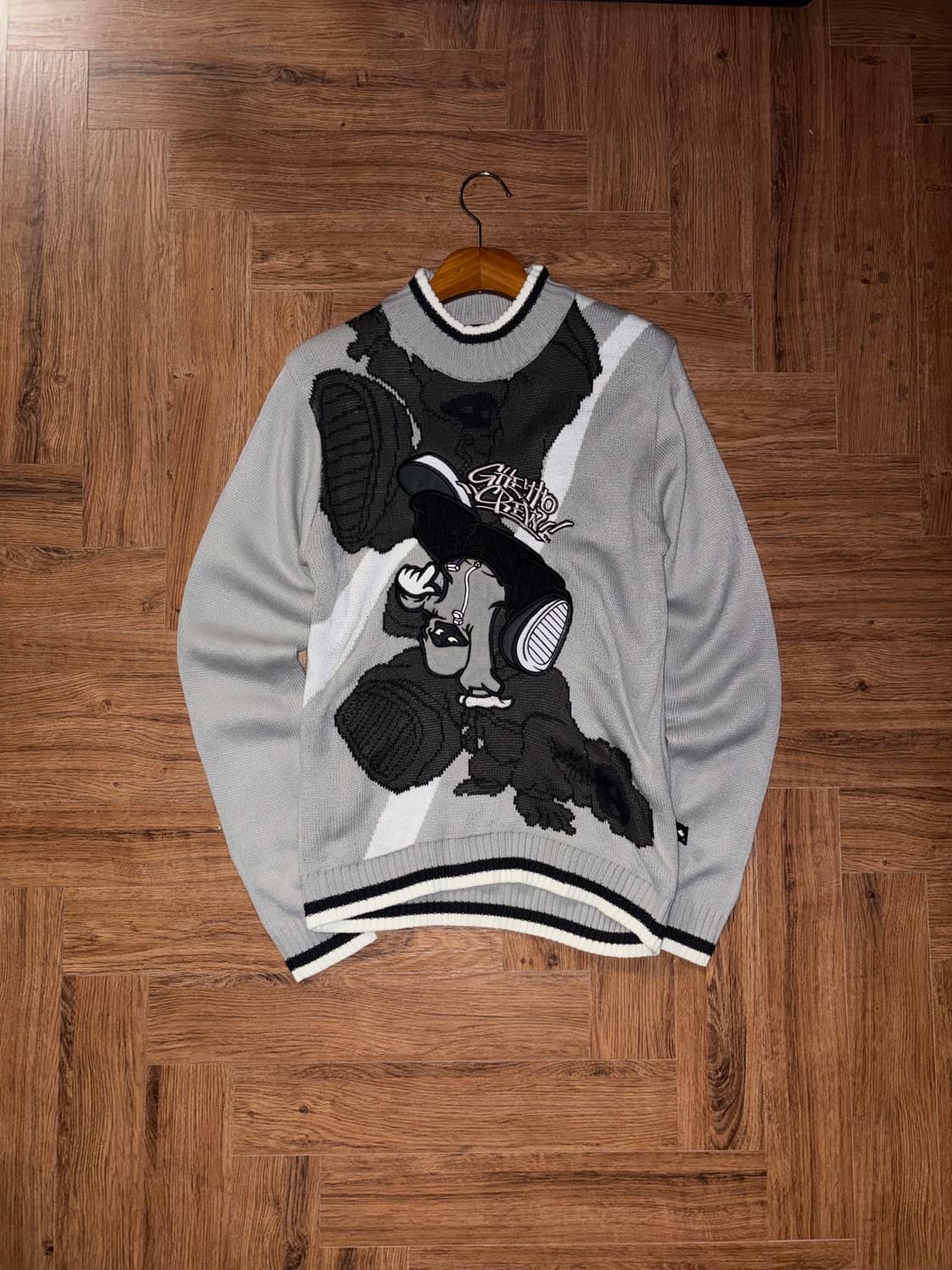 Ghetto Crew 빈티지 니트 상품이미지2