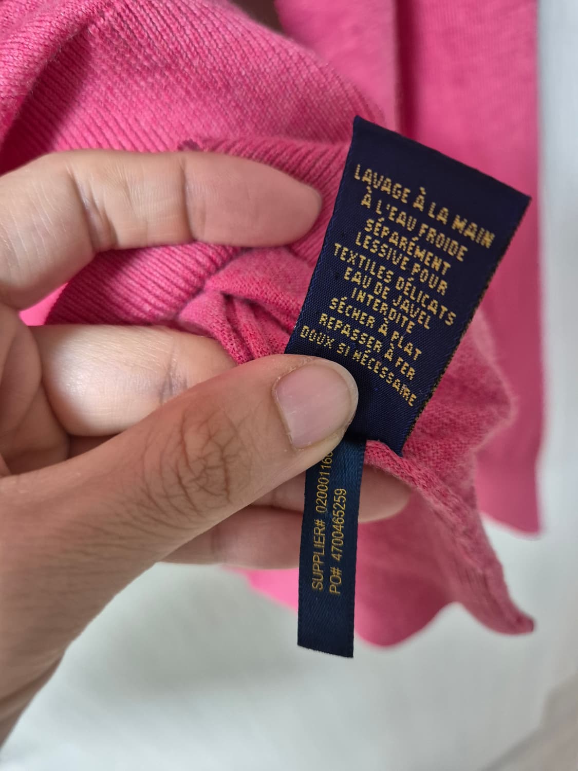 폴로 랄프로렌  니트 피마코튼 스웨터  긴팔 XL 상품이미지6