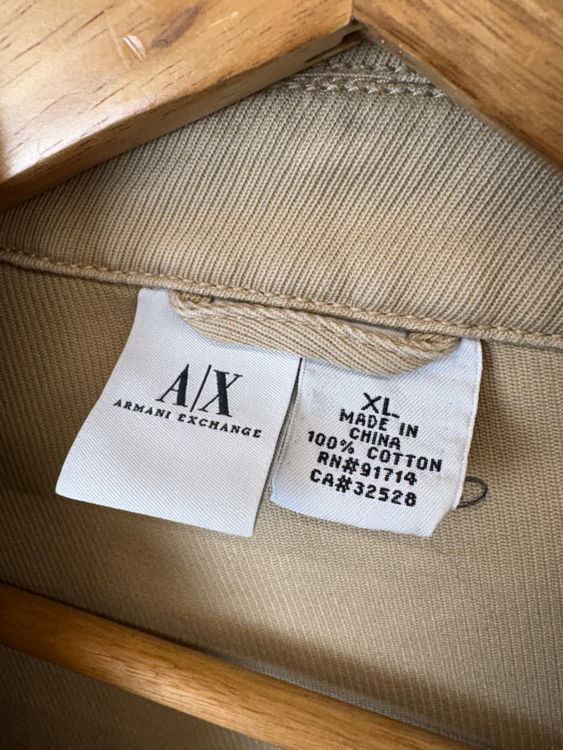 알마니 익스체인지 빈티지 4포켓 코튼 자켓 상품이미지7