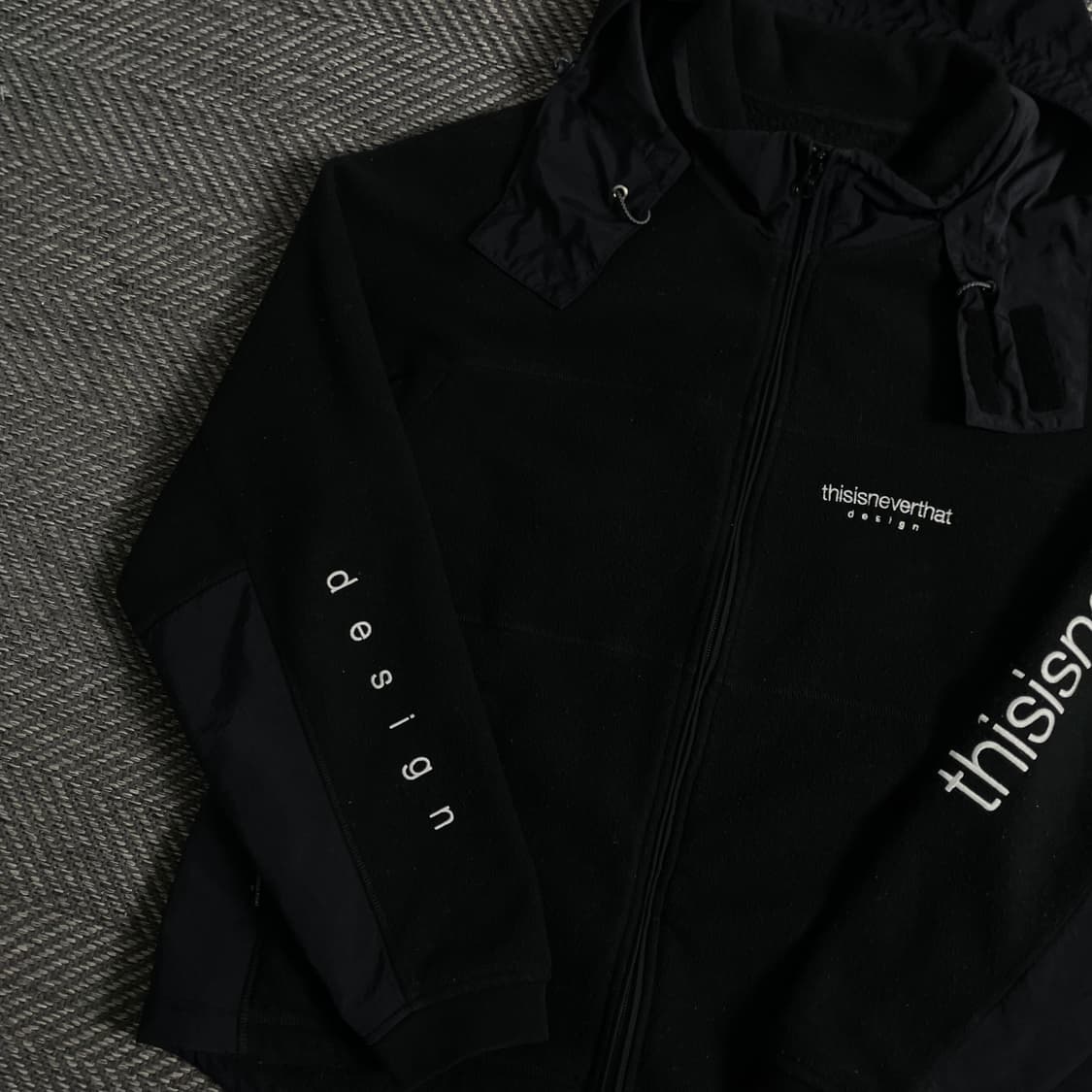 디스이즈네버댓 스펠 빅로고 후드 플리스 자켓o 3824 상품이미지3