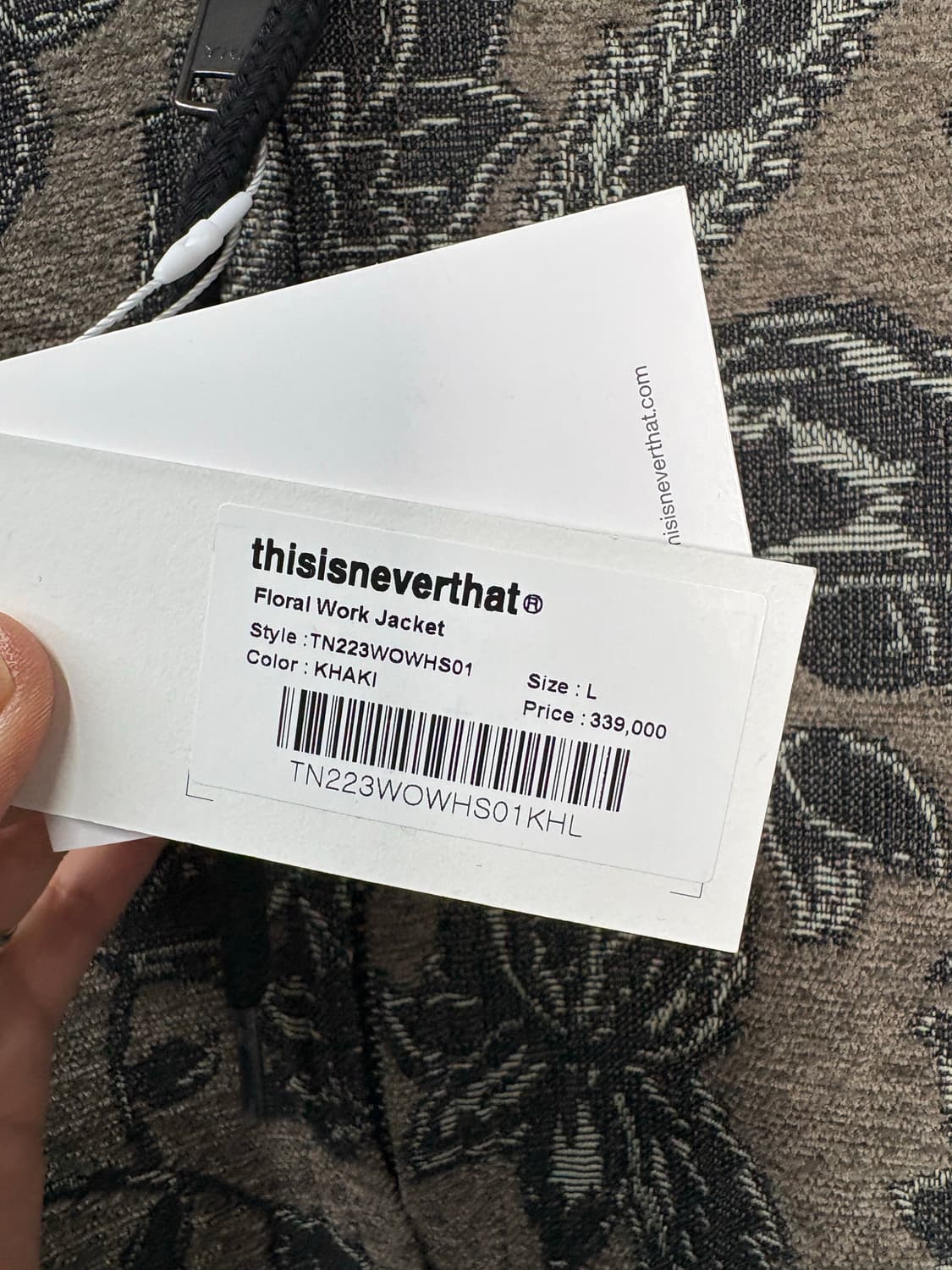 디스이즈네버댓 플로얼 워크 자켓 A3416 상품이미지5