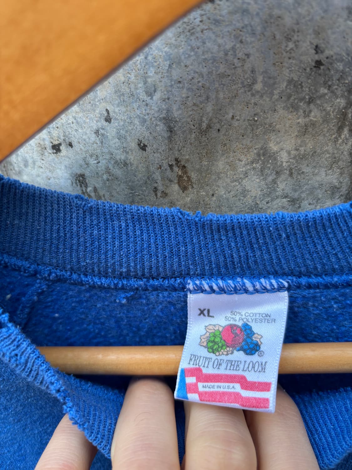 RH-02 90s 프룻오브더룸 페이드, 데미지 커스텀 스웻셔츠 상품이미지10